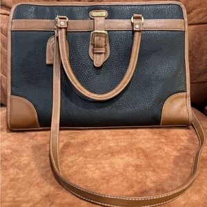 Kathie Lee1990s Vintage Leather Laptop/Handbag Satchel Pristine Condition